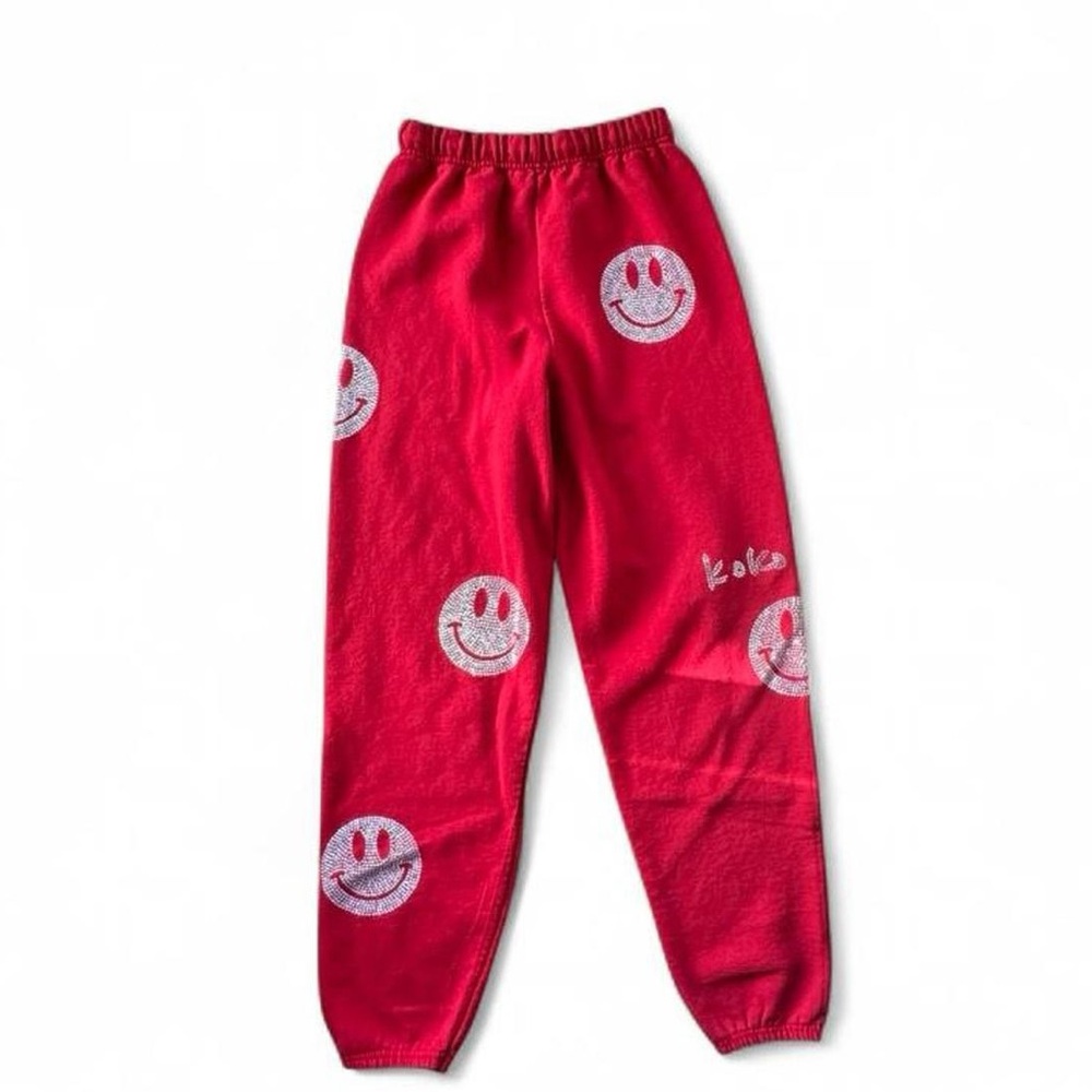 Iamkoko.la Smiley Face Detail Sweatpants S Oversized